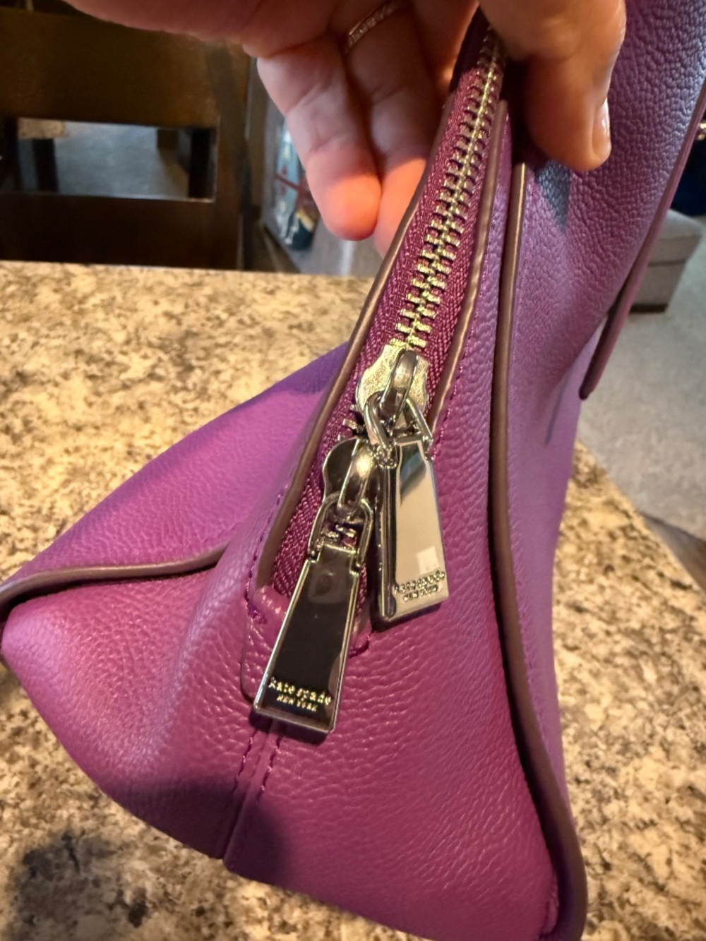 Kate Spade Purple Maise Carryall - Picture 7 of 11